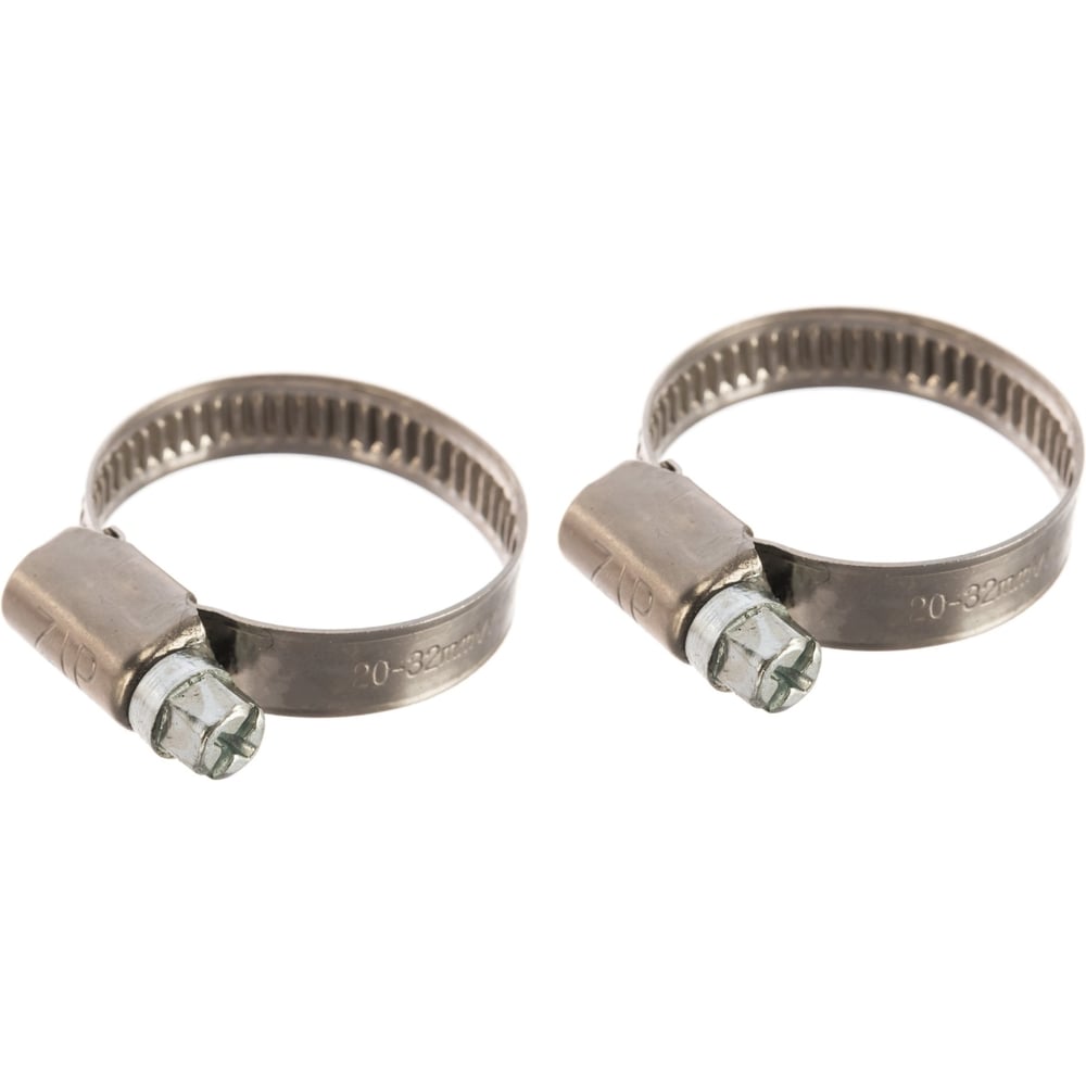 Изображение товара Хомут червячный ZIP 20-32/9W2 нержавеющая сталь упак.50 шт