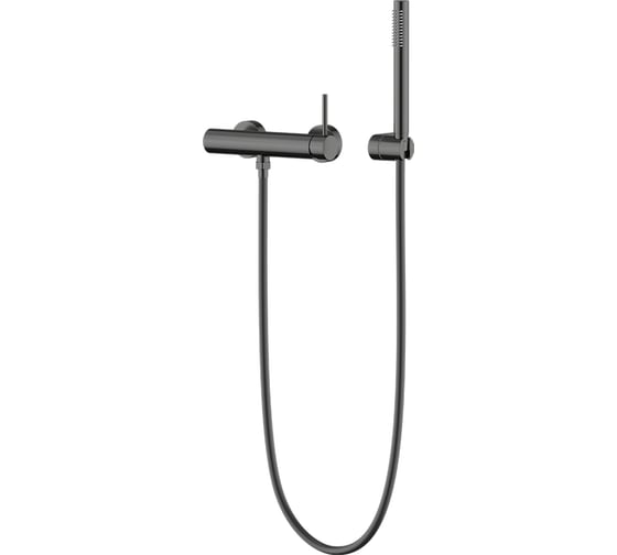 Изображение товара Смеситель для душа Knotlor вороненая сталь SS-22/GM