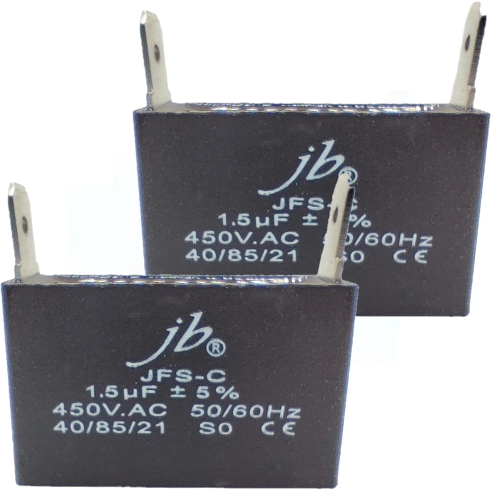 Изображение товара Конденсатор пусковой JB Capacitors 1.5мкФ 450В для электродвигателей