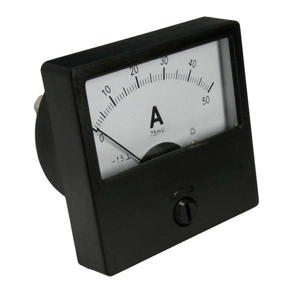 Изображение товара Амперметр Ruichi М42301 для измерения постоянного тока до 50А