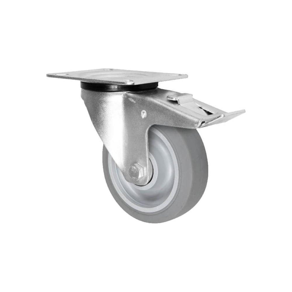 Изображение товара Колесная опора Inford промышленная поворотная с панелью крепления E23 XPBU 160 SB3