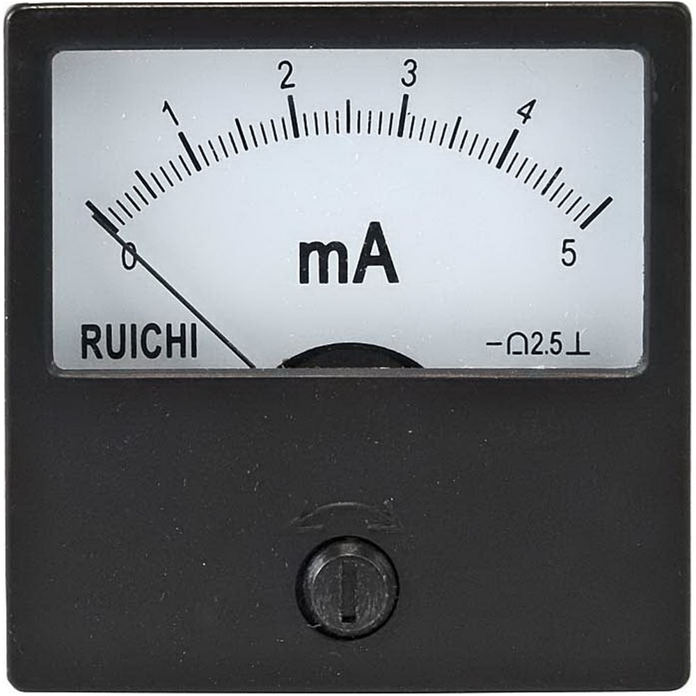 Изображение товара Амперметр Ruichi М42301 82011 для измерения постоянного тока, монтаж на панель