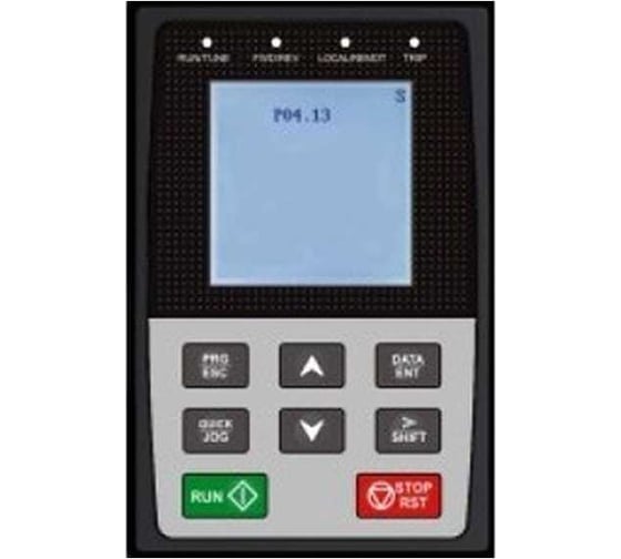 Изображение товара LCD панель INVT для ПЧ GD200A KEY-LCD200A-Y(H) 11022-00097