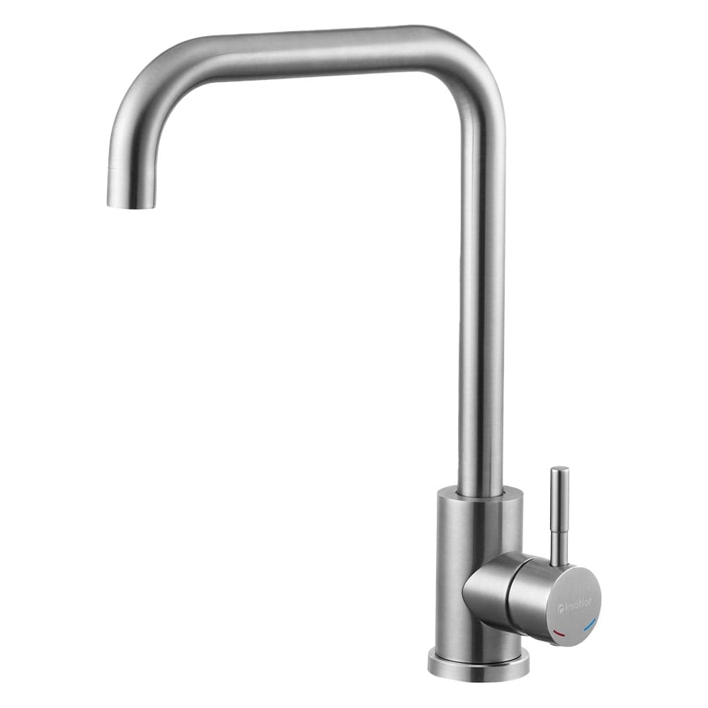 Изображение товара Смеситель для кухни Knotlor сатин SS-01/1 однорычажный поворотный