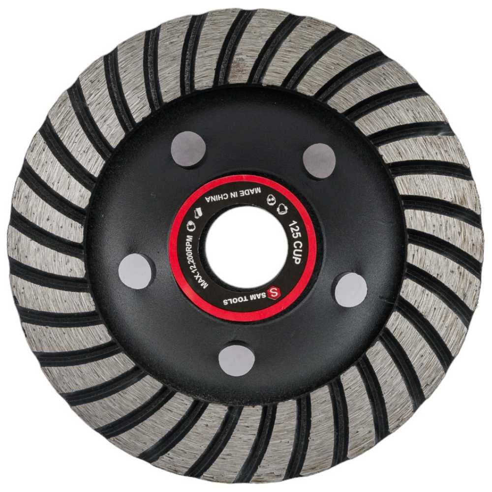 Изображение товара Алмазная чашка SAMGRUPP 125 мм TURBO 50 шт для быстрой и точной резки