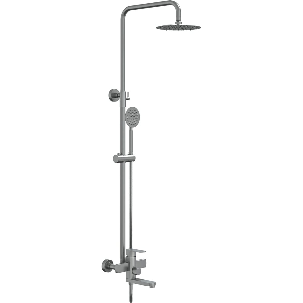 Изображение товара Современная душевая система Knotlor сатин SS-10 для ванной комнаты