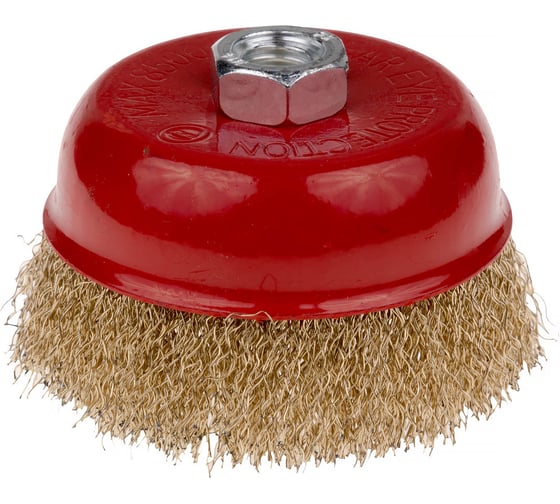 Изображение товара Щетка-чашка по металлу латунная SAMGRUPP для УШМ 125/М14 24 шт SAMC-030300125-24