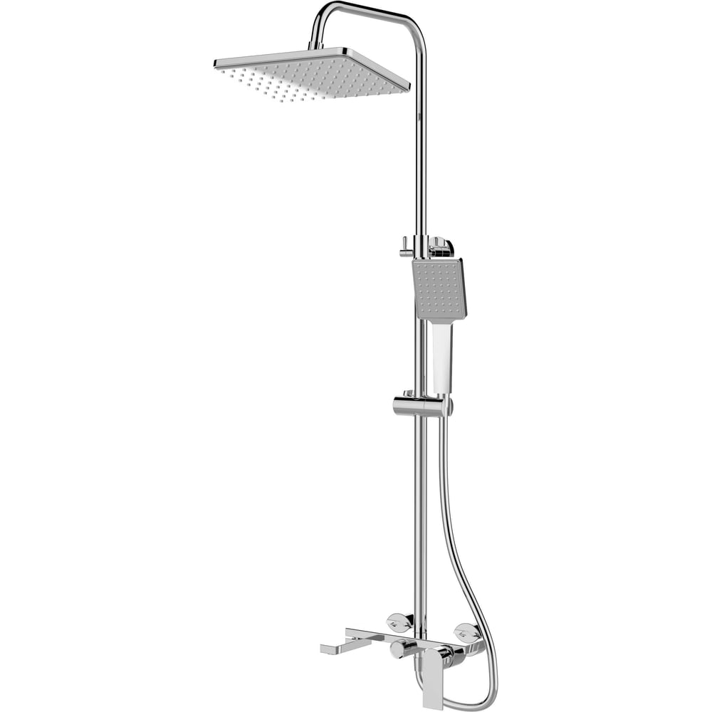 Изображение товара Душевая система Knotlor хром KN-72 с регулируемой высотой и однорычажным механизмом