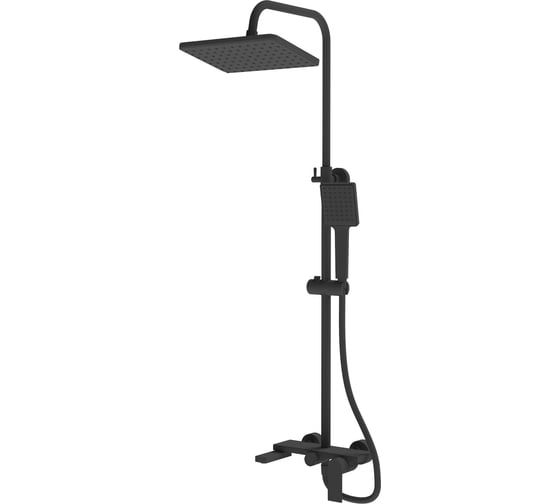 Изображение товара Душевая система Knotlor черный KN-72/BL