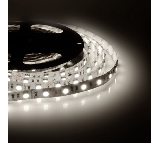 Изображение товара Светодиодная лента Apeyron 12В, 14,4Вт/м, smd5050, 60д/м, IP20, 700Лм/м, ширина подложки 10мм/129