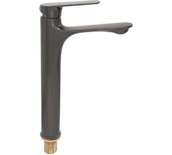 Изображение товара Смеситель ARCO DA VELLA ARCO умывальник 35 мм, с гайкой, высокий, графитовый металлик18717