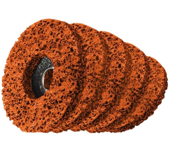 Изображение товара Коралловый зачистной диск PREDA 125 мм, оранжевый - 5 шт AGorange5