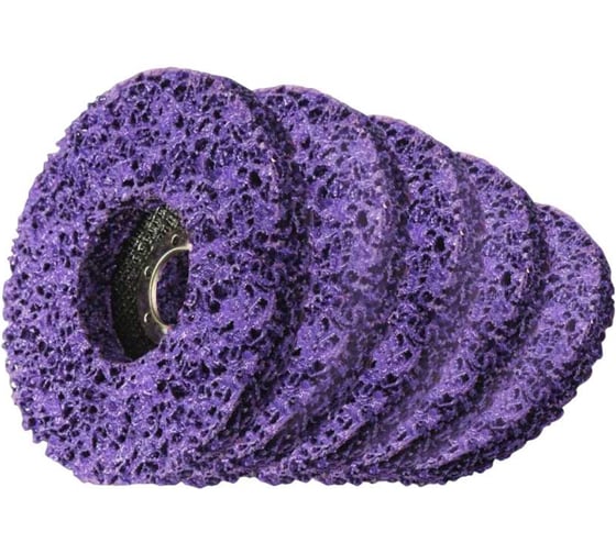 Изображение товара Коралловый зачистной диск PREDA 125 мм, фиолетовый - 5 шт AGpurple5