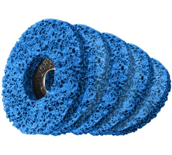 Изображение товара Коралловый зачистной диск PREDA 125 мм, синий - 5 шт AGblue5