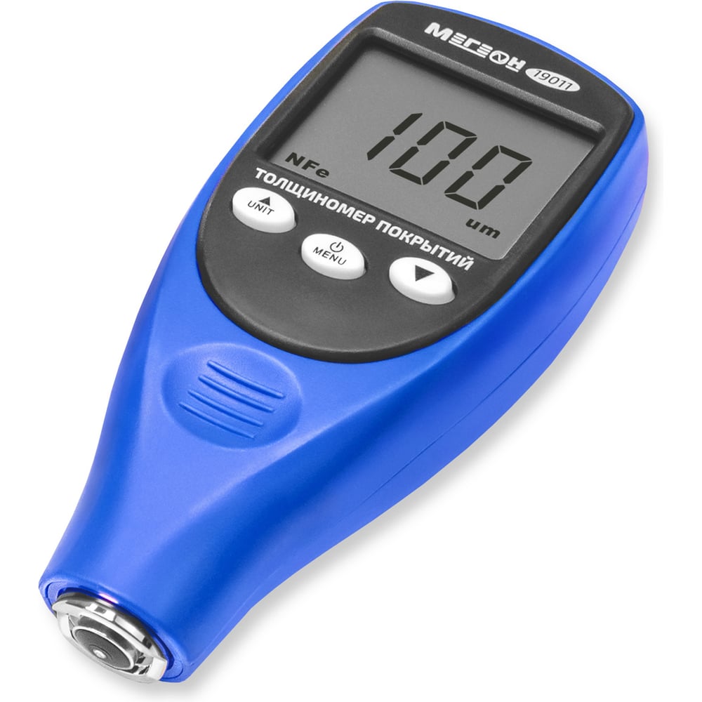 Изображение товара Толщиномер покрытий МЕГЕОН 19011 к0000408134 профессиональный измеритель толщины металлов
