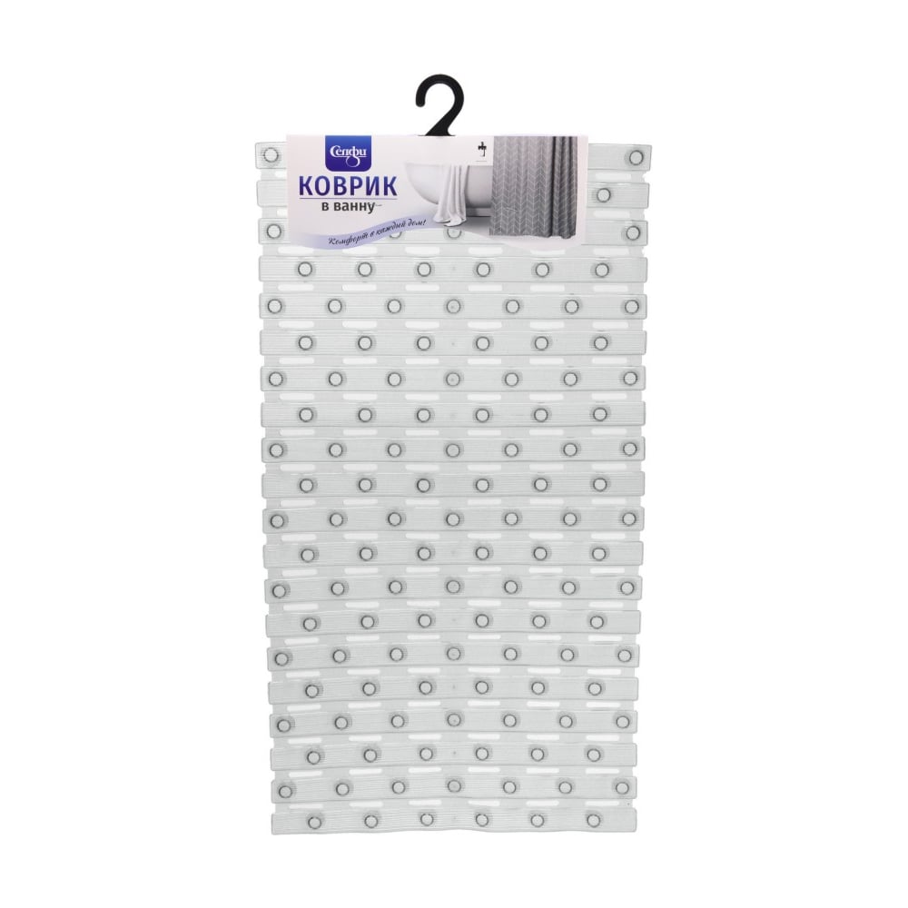 Изображение товара Коврик в ванну Селфи 67х37 Сити серый 924-177