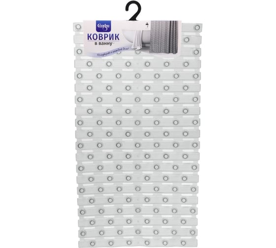 Изображение товара Коврик в ванну Селфи 67х37 Сити серый 924-177