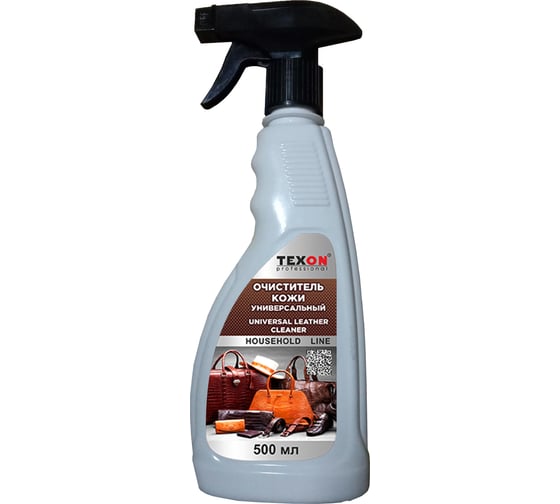 Изображение товара Универсальный очиститель для кожи Texon триггер 500 мл ТХ187553
