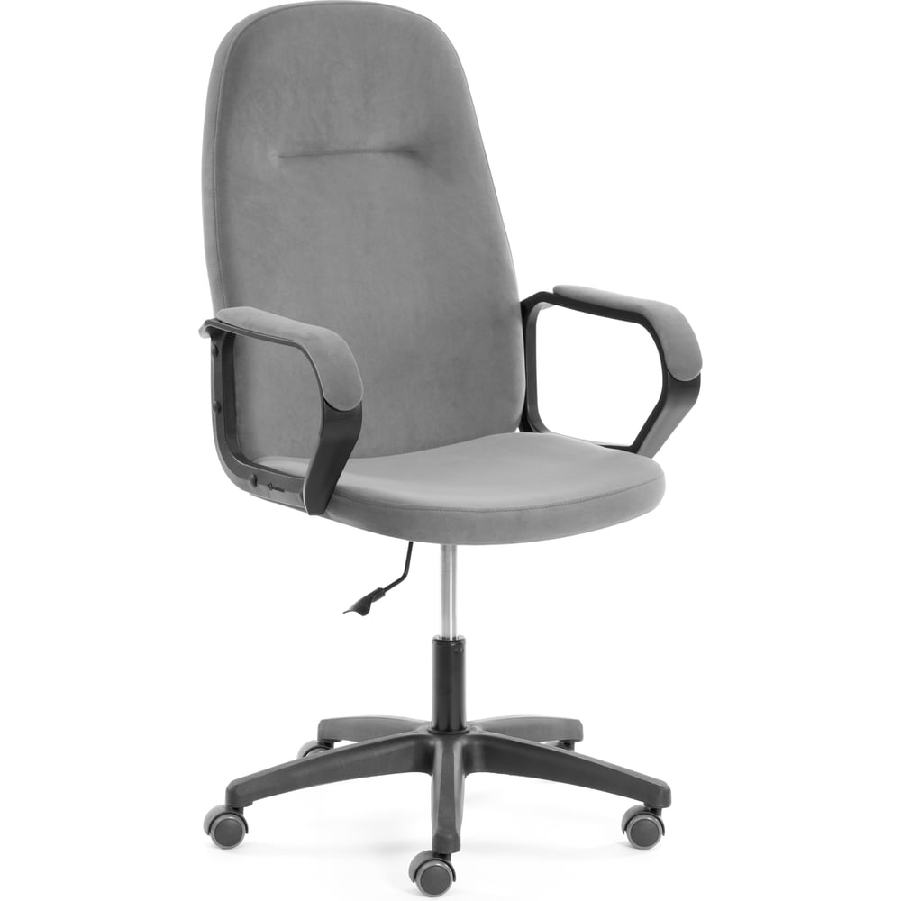 Изображение товара Офисное кресло Tetchair LEADER (22) велюр серое комфортное современное регулирование