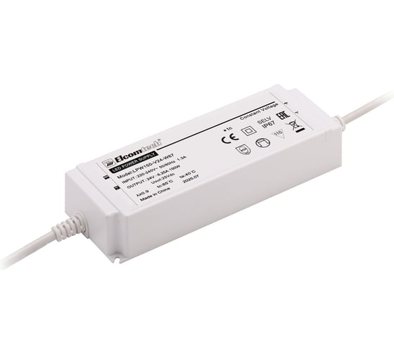 Изображение товара LED Драйвер ELCOMTECH 150W вход 220-240V,выход 24V 6,25A LPW150-V24-W67 УТ-00035285