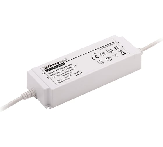 Изображение товара LED Драйвер ELCOMTECH 200W вход 220-240V,выход 24V 8,33A LPW200-V24-W67 УТ-00035287