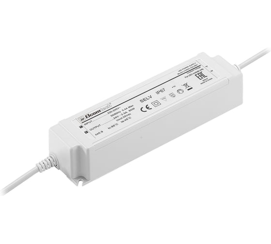 Изображение товара LED Драйвер ELCOMTECH 60W вход 220-240V,выход 24V 2,5A LPW60-V24-W67 УТ-00035281