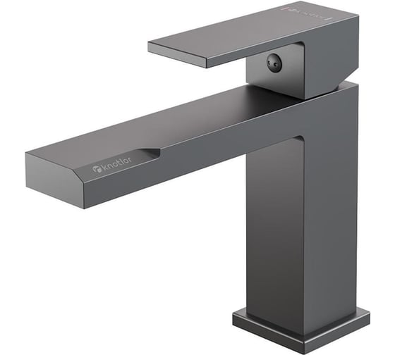 Изображение товара Cмеситель для раковины Knotlor оружейная сталь KN-20/GM