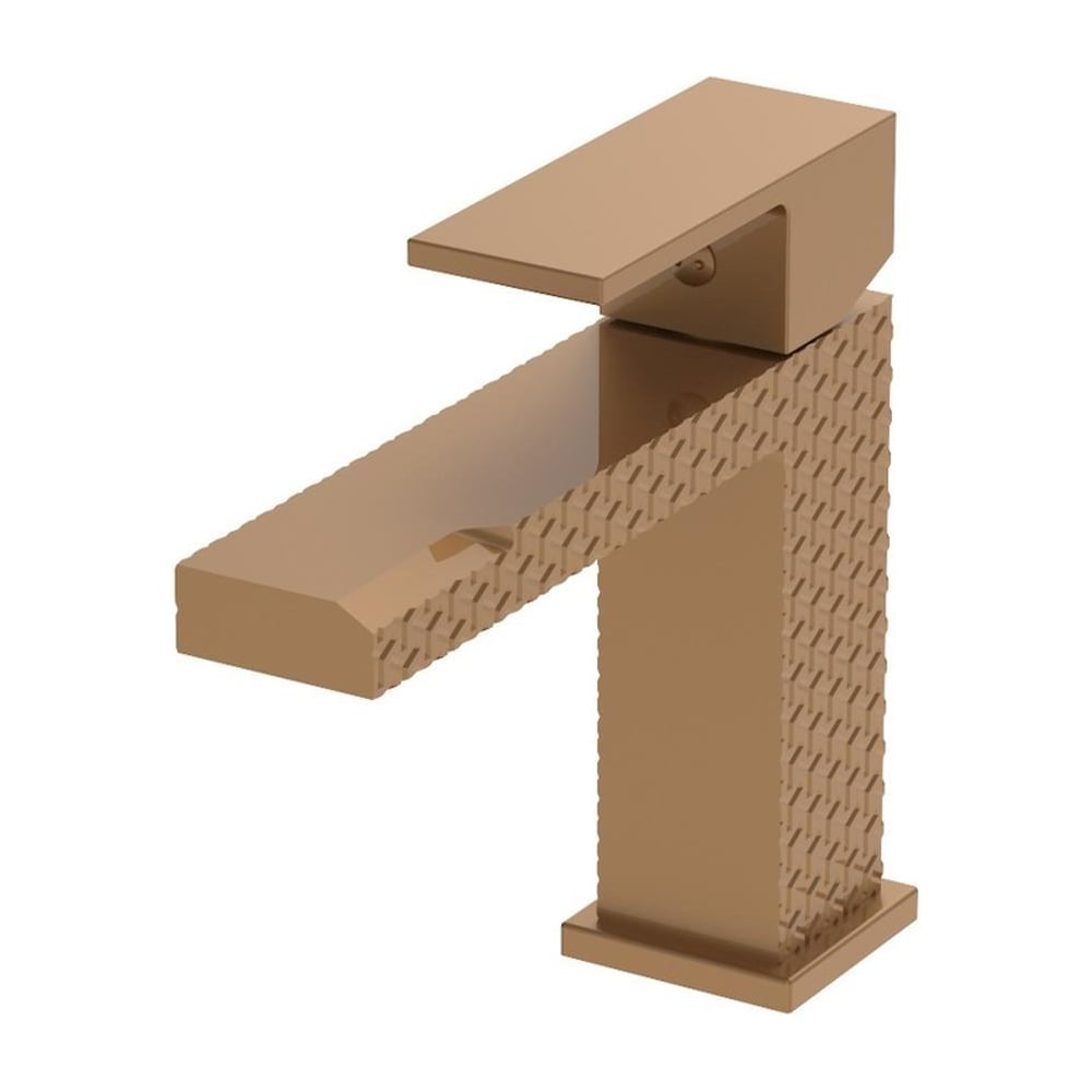 Изображение товара Смеситель для умывальника Knotlor бронза KN-20/RBP современный однорычажный