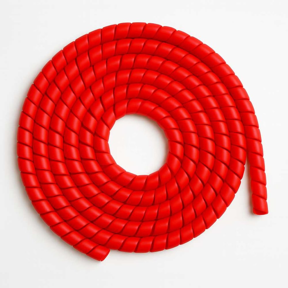 Изображение товара Спиральная пластиковая защита PARLMU SG-40-F13-k-5 5м красная для кабелей