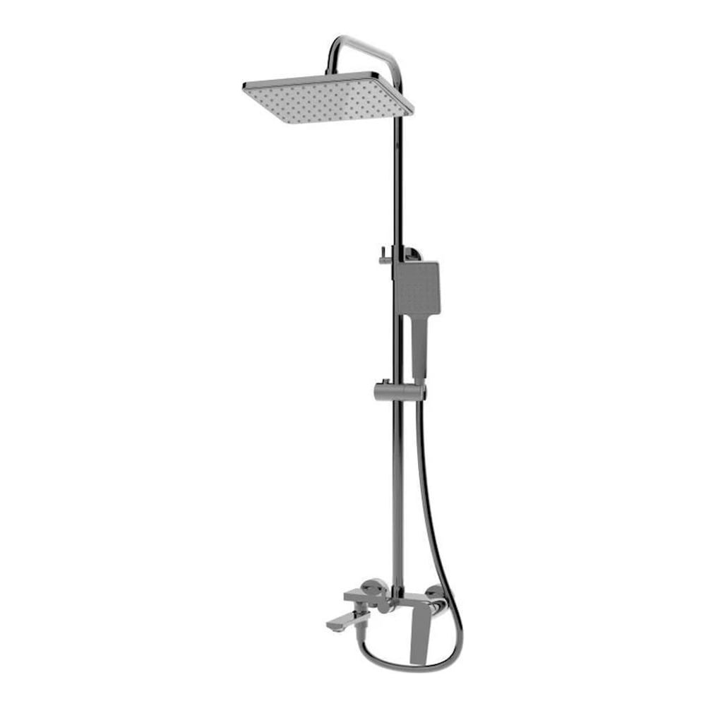 Изображение товара Современная душевая система Knotlor KN-62/GM из латуни с верхним и ручным душем