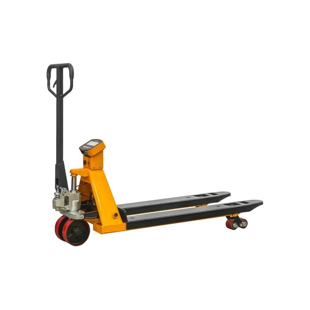 Изображение товара Тележка гидравлическая с весами TOR 2000 кг 1150 мм полиуретановые колеса XILIN BFC20 1050529
