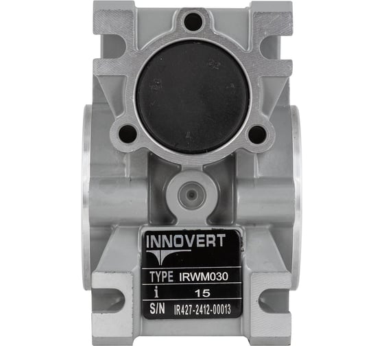 Изображение товара Редуктор червячный INNOVERT 030 (i=15) вал вх./вых 11/14 мм, корпус алюминиевый, масло синтетическое IRWM030-15 (вх.вал 11 мм)