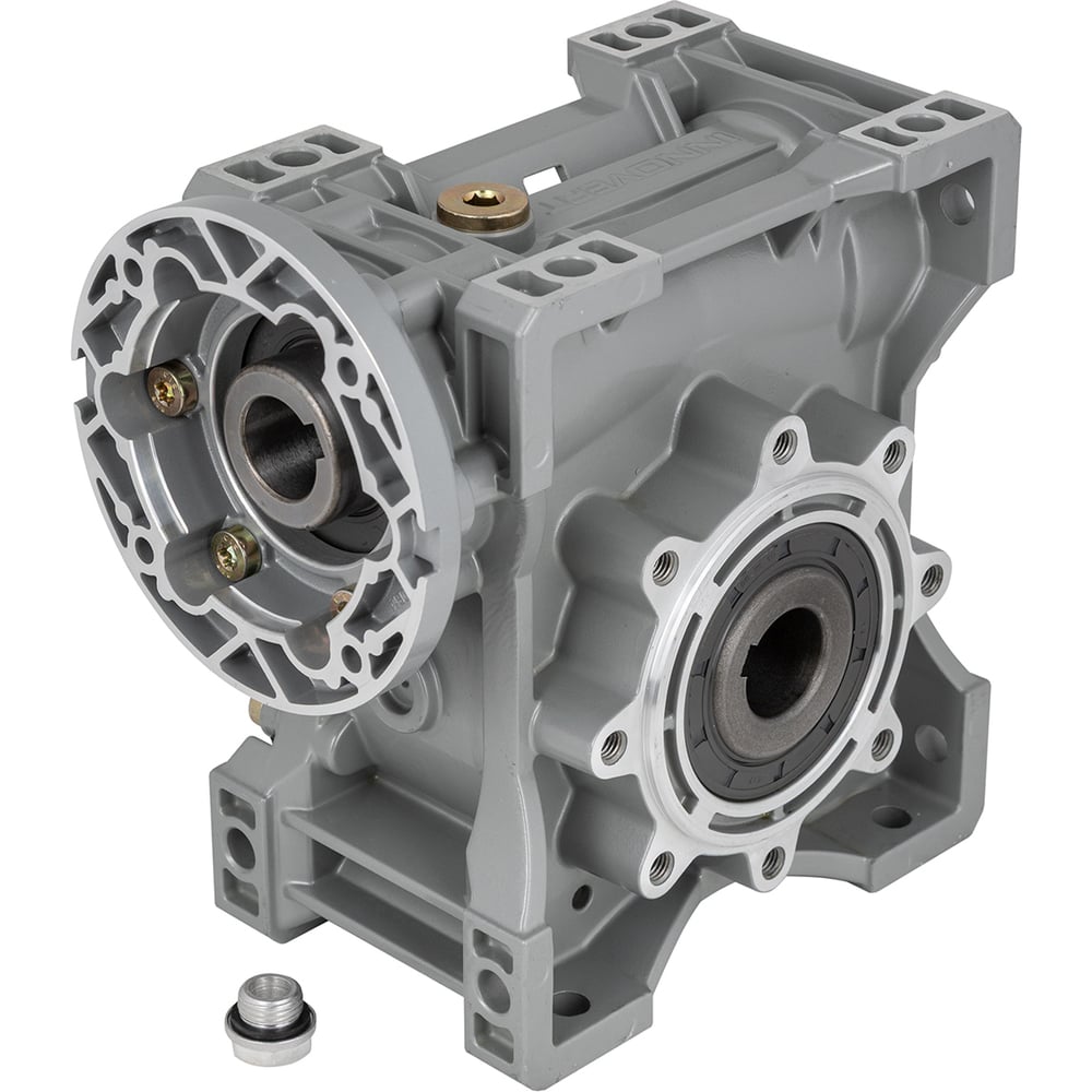 Изображение товара Редуктор червячный INNOVERT 075 i=100, алюминий, синтетическое масло