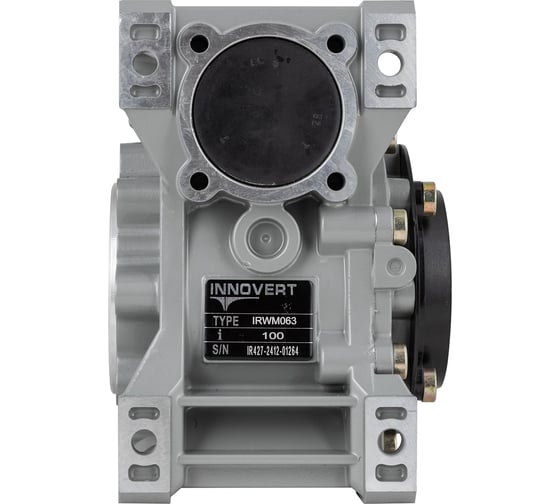 Изображение товара Редуктор червячный INNOVERT 063 (i=50) вал вх./вых 19/25 мм, масло синтетическое (-25..+40 С) IRWM063-50 (вх.вал 19 мм)