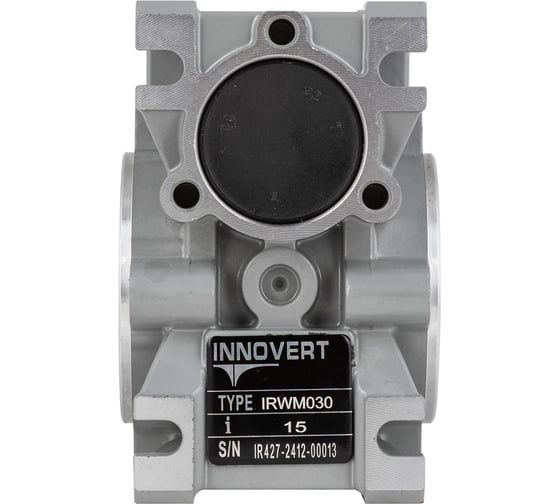 Изображение товара Редуктор червячный INNOVERT 030 (i=7.5) вал вх./вых 11/14 мм, корпус алюминиевый, масло синтетическо IRWM030-7.5 (вх.вал 11 мм)