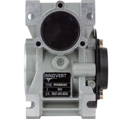 Изображение товара Редуктор червячный INNOVERT 040 (i=50) вал вх./вых 14/18 мм, масло синтетическое (-25..+40 С) IRWM040-50 (вх.вал 14 мм)