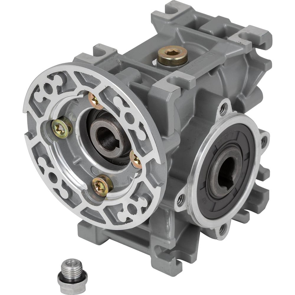 Изображение товара Червячный редуктор INNOVERT 030 с валами 11/14 мм алюминиевый масло синтетическое