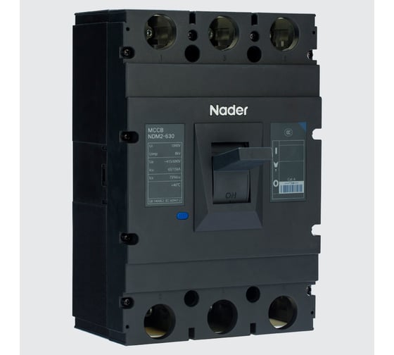 Изображение товара Автоматический выключатель в литом корпусе Nader NDM2-630C/3 3 00 630A 211000219