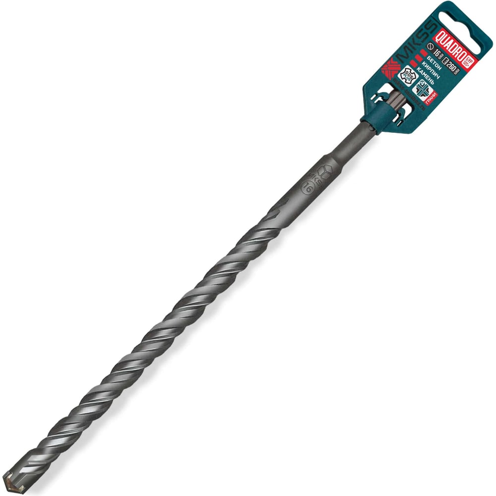 Изображение товара Бур по бетону Quadro MKSS QS1626 16x260мм SDS-plus