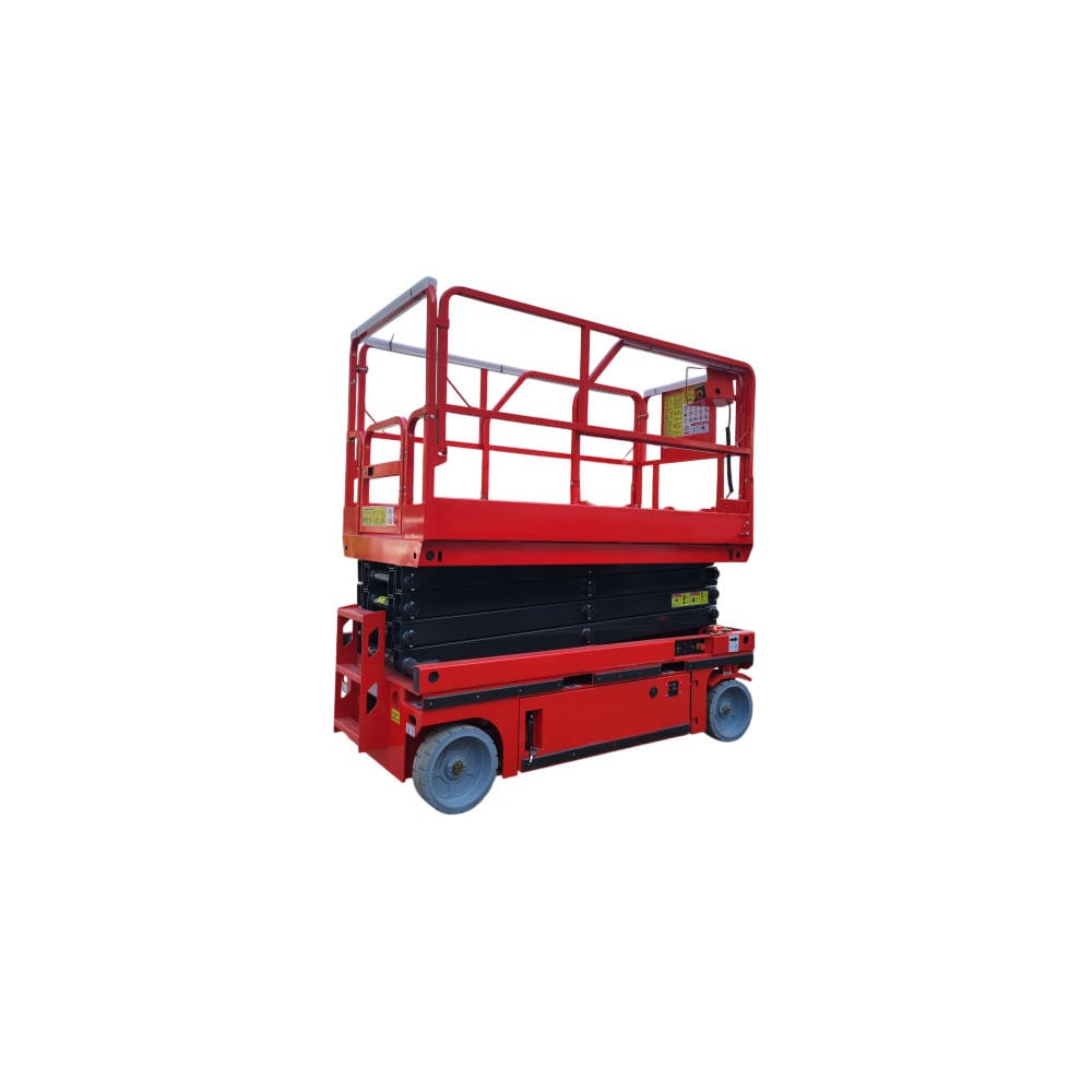 Изображение товара Ножничный самоходный подъемник TOR 450 кг 8/10м аккумуляторный Изображение товара Ножничный самоходный подъемник TOR 450 кг 8/10м аккумуляторный