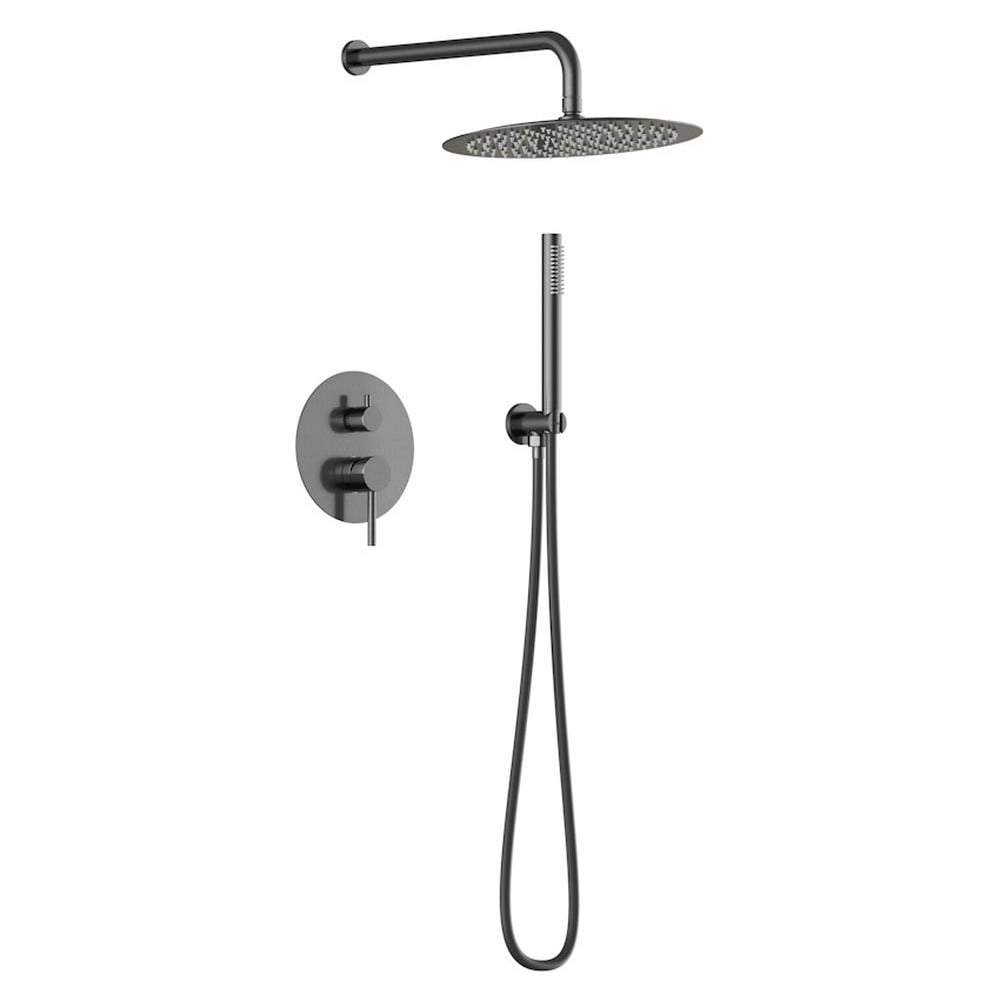 Изображение товара Встраиваемая душевая система Knotlor SS-26/GM из нержавеющей стали с верхним и ручным душем