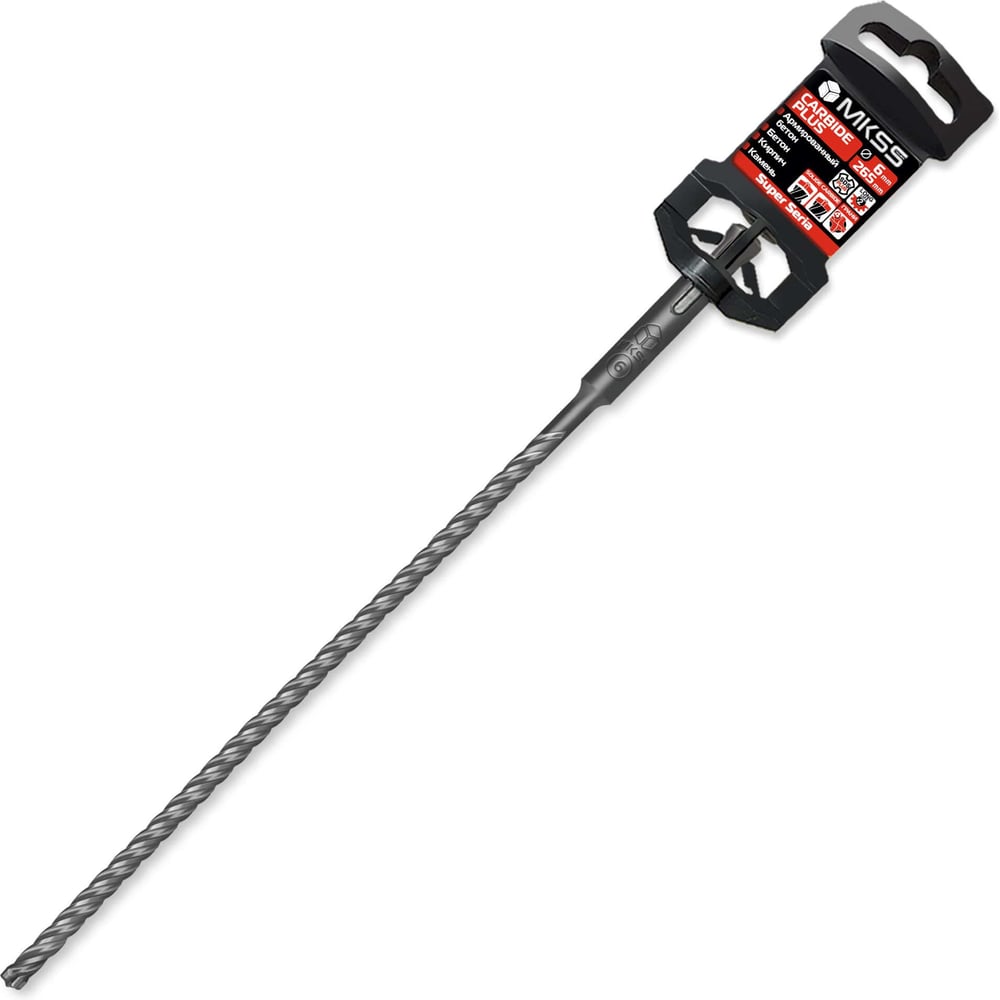 Изображение товара Бур по армированному бетону Carbide Plus MKSS Toolbox SS5501 6x265мм (SDS-plus) MKSS SS55010626