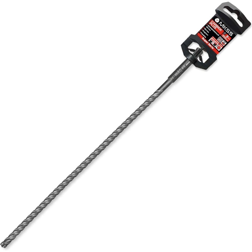 Изображение товара Бур по армированному бетону Carbide Plus MKSS Toolbox 8x355мм SDS-plus