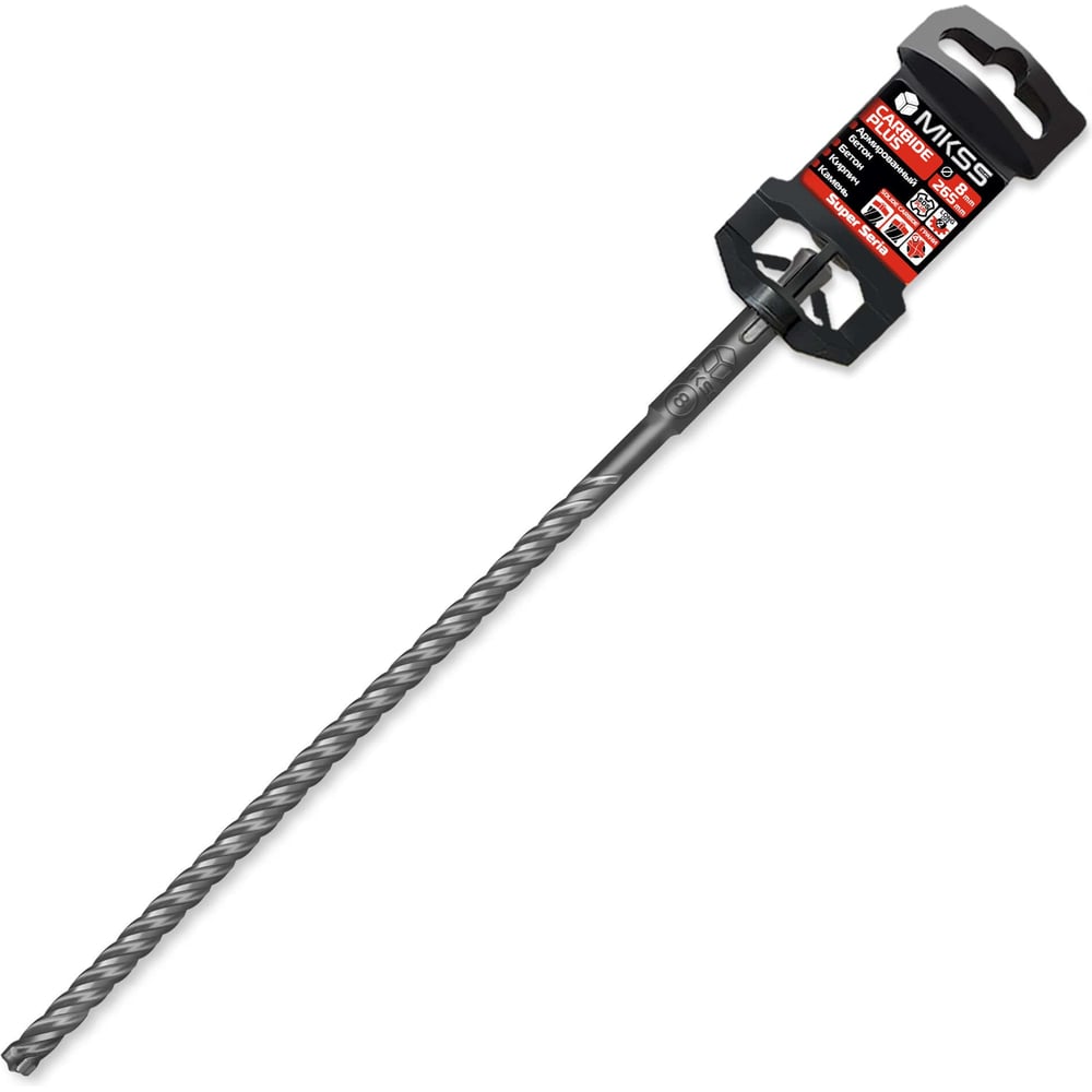 Изображение товара Бур по армированному бетону Carbide Plus MKSS Toolbox SS5501 8x265мм SDS-plus
