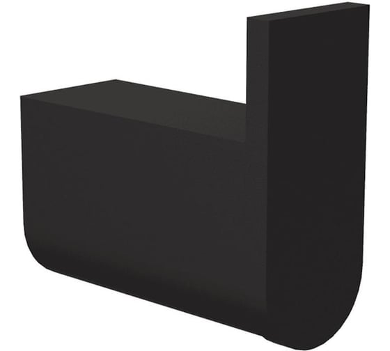 Изображение товара Крючок для ванной комнаты Knotlor черный RH102BL