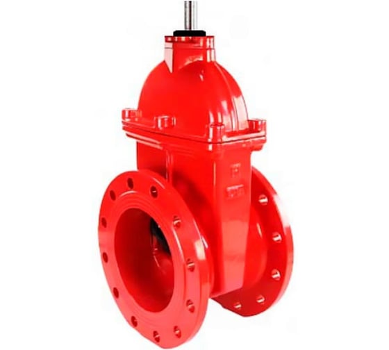 Изображение товара Задвижка клиновая DN.ru 30ч939р GGG50-GGG50-EPDM-RED Ду125 Ру10/16, ОСТ тип А, невыдвижной голый шток, крутящий момент 50Нм D040-10162