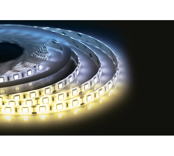 Изображение товара Комплект светодиодной ленты Apeyron 12В, 14,4Вт/м, smd5050, 60д/м, IP20, 700Лм/м 10-222