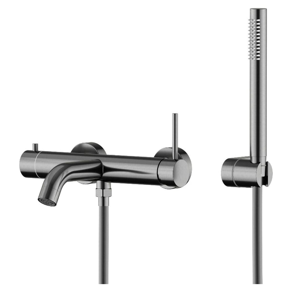 Изображение товара Смеситель для ванны Knotlor SS-23/GM вороненая сталь