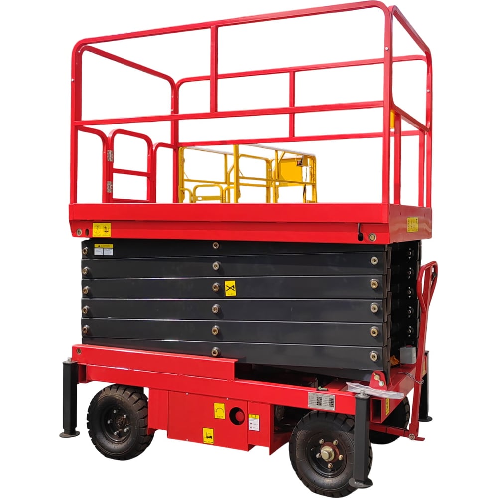 Изображение товара Подъемник ножничный самоходный TOR 500 кг 6/8 м SJY-0,5-6 DC аккумуляторный (G) 1050449