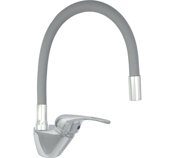 Изображение товара Смеситель утка однорукий ЦС СМ 27/2ш ЭКО D35 М42 гибкий силиконовый излив D24 БЕЛЫЙ ЭП401597.D35